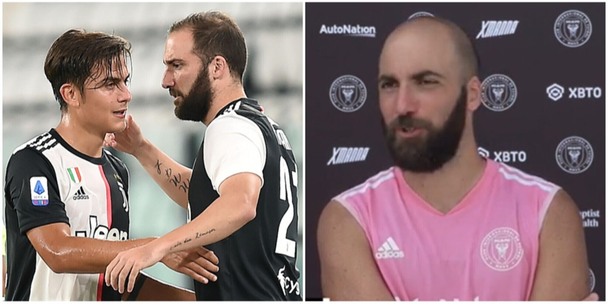 Amarcord Higuain: "Da Dybala a McKennie, ho giocato con tanti campioni"