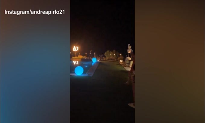 Borriello, festa pazzesca per i 40 anni: presenti anche Pirlo e Verratti