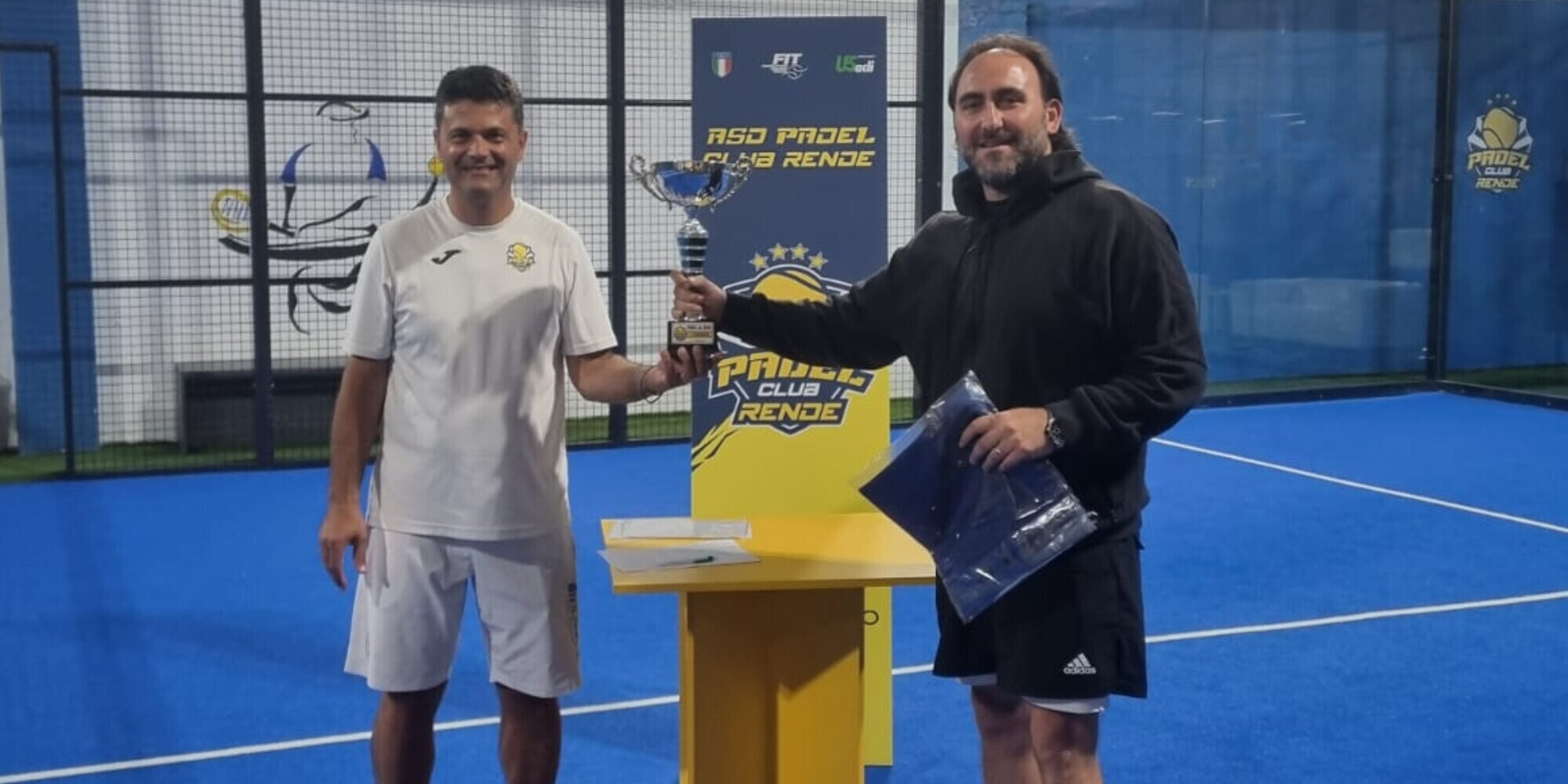 Rende, ecco "Padel al buio": trionfi per Miniaci e Liporace