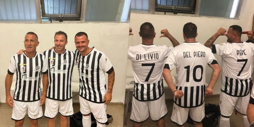 Del Piero con Pepe e Di Livio, reunion Juve per beneficenza