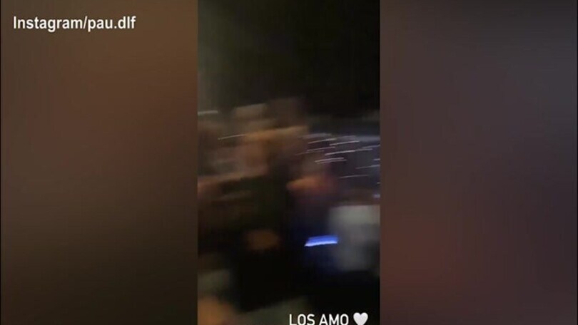Javier Zanetti scatenato al concerto dei Rolling Stones