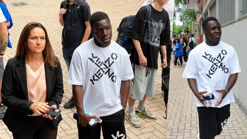 Gnonto a Busto Arsizio per gli esami di maturità