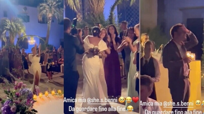 L'ex di Chiesa prende il bouquet di Lady Locatelli: la reazione del fidanzato
