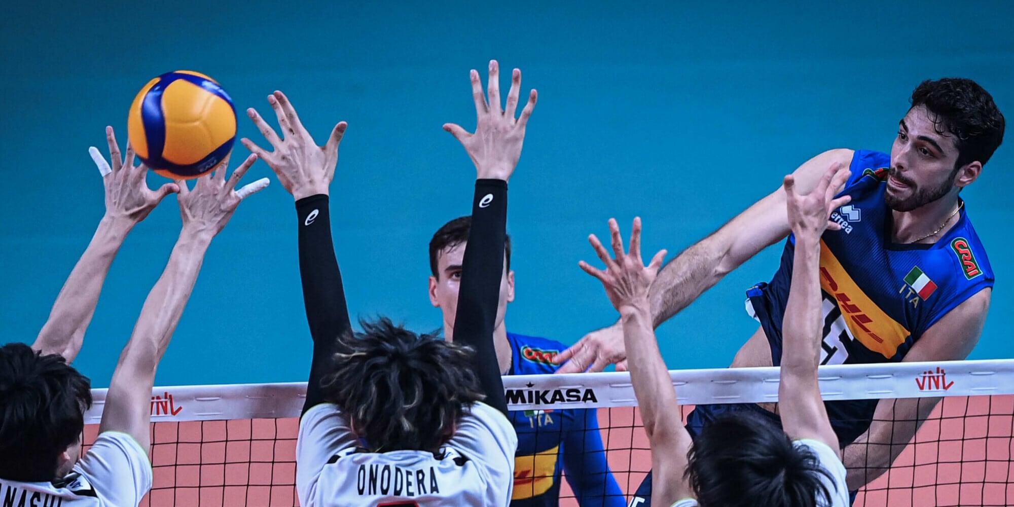 VNL: il Giappone batte l'Italia in volata