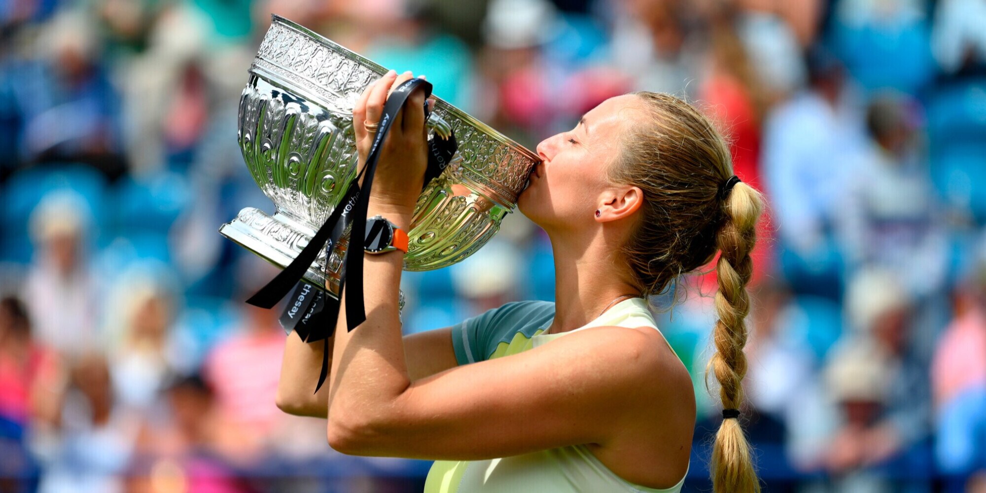Kvitova supera Ostapenko e si laurea campionessa a Eastbourne