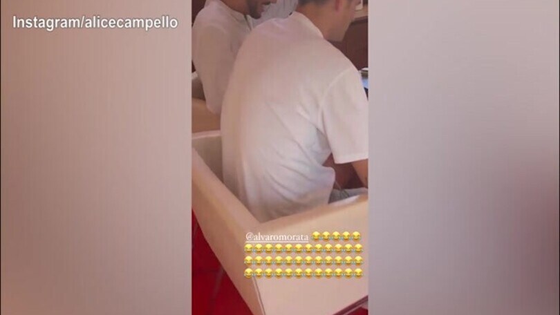 Alice si vendica su Morata: ecco lo scherzo