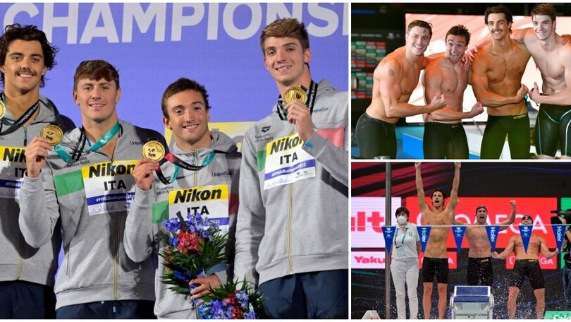 Italia, settimo oro al Mondiale: trionfo nella staffetta 4x100 maschile mista