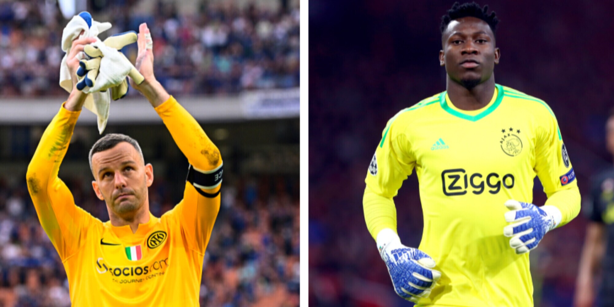 Inter, parte la sfida Handanovic-Onana