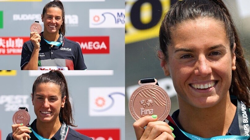 La Gabbrielleschi festeggia sul podio: 17ª medaglia per l'Italia, è record ai Mondiali