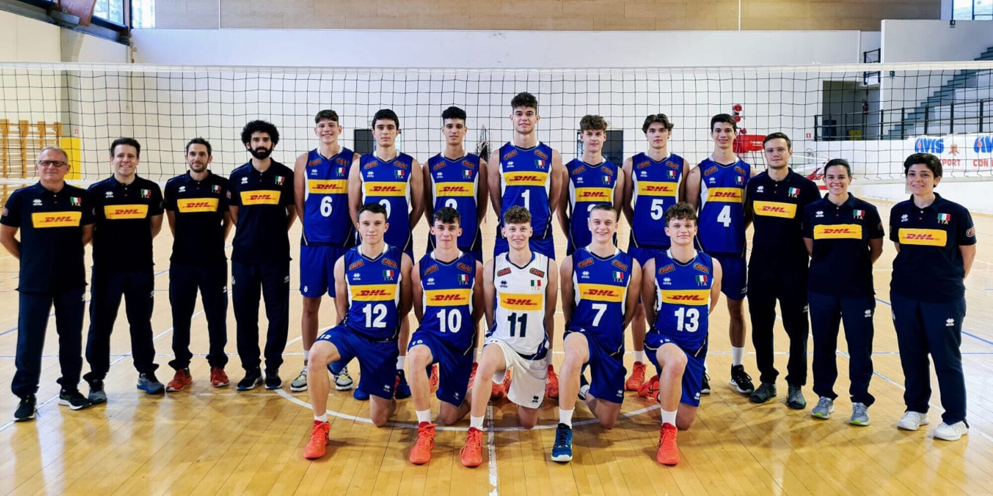 Cuneo Volley: Nicola Agapitos con gli Azzurri U18 al Torneo Wevza