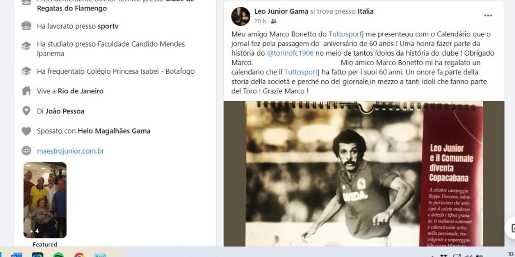 Per sempre Toro, il grande Leo Junior: "Grazie Tuttosport"