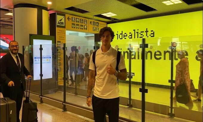 Roma, Svilar arrivato a Fiumicino