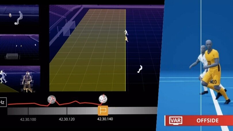 Il fuorigioco semiautomatico ai Mondiali: ecco come funziona
