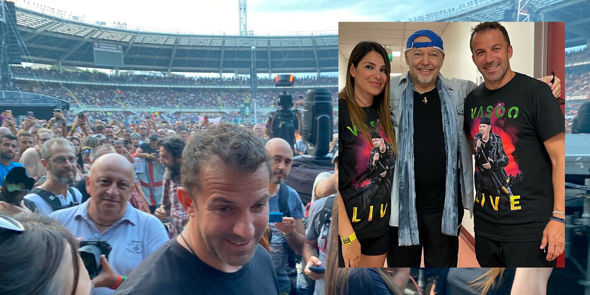 Vasco Rossi conquista il Grande Torino. E Del Piero esulta: «Eccezionale»