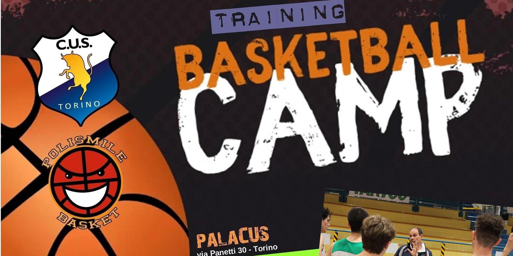 Cus Torino e Polismile: clinic con coach Guidi alla Panetti