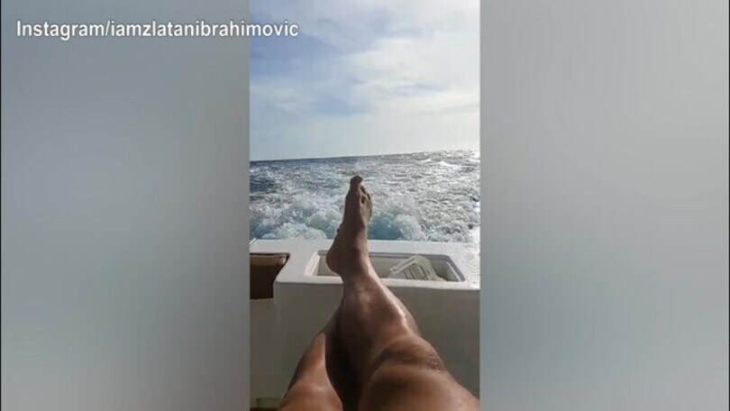 Milan-Ibra, rinnovo in vista? Intanto si gode la barca ed il mare..