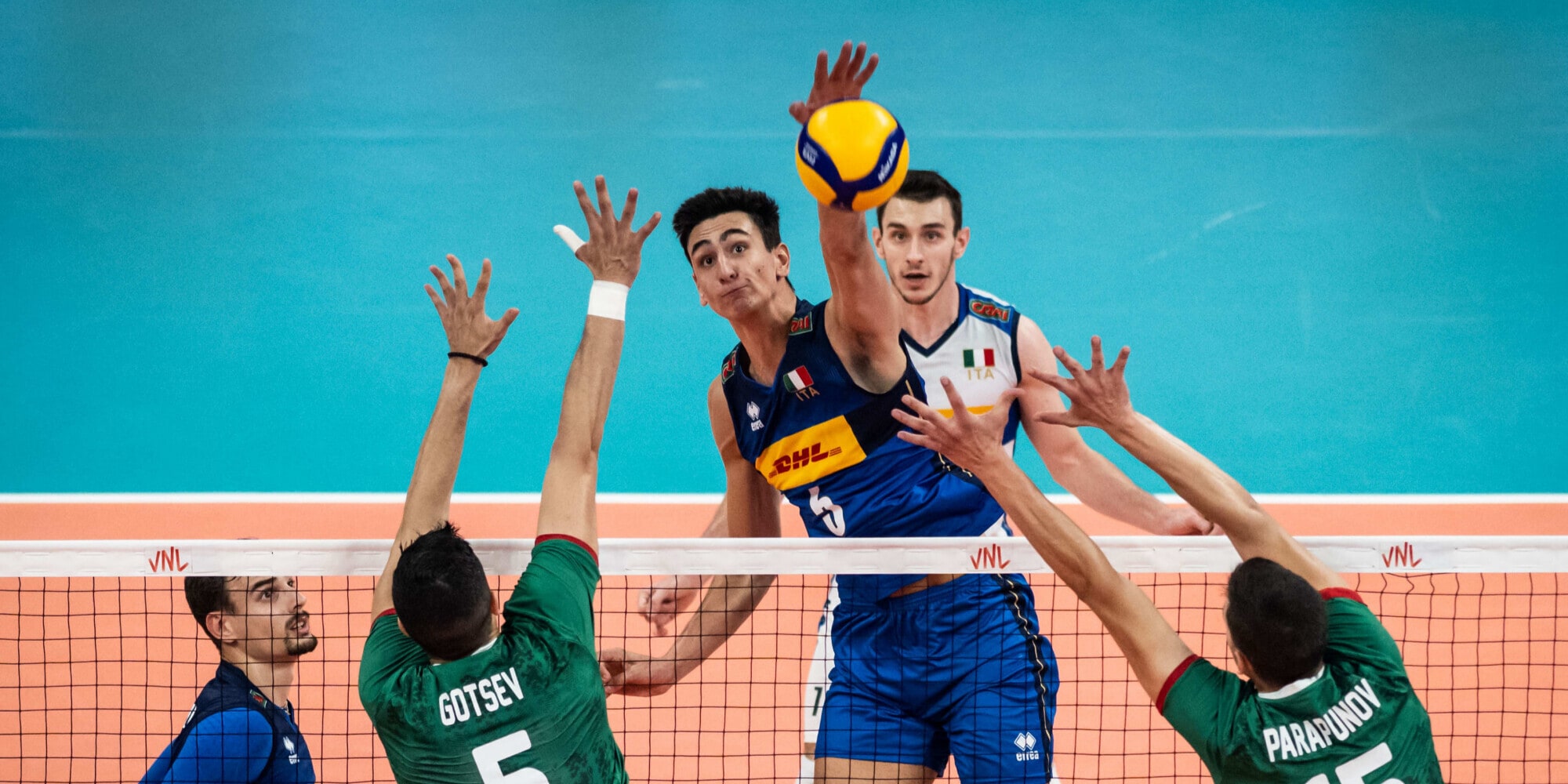 VNL: gli azzurri superano la Bulgaria in tre set