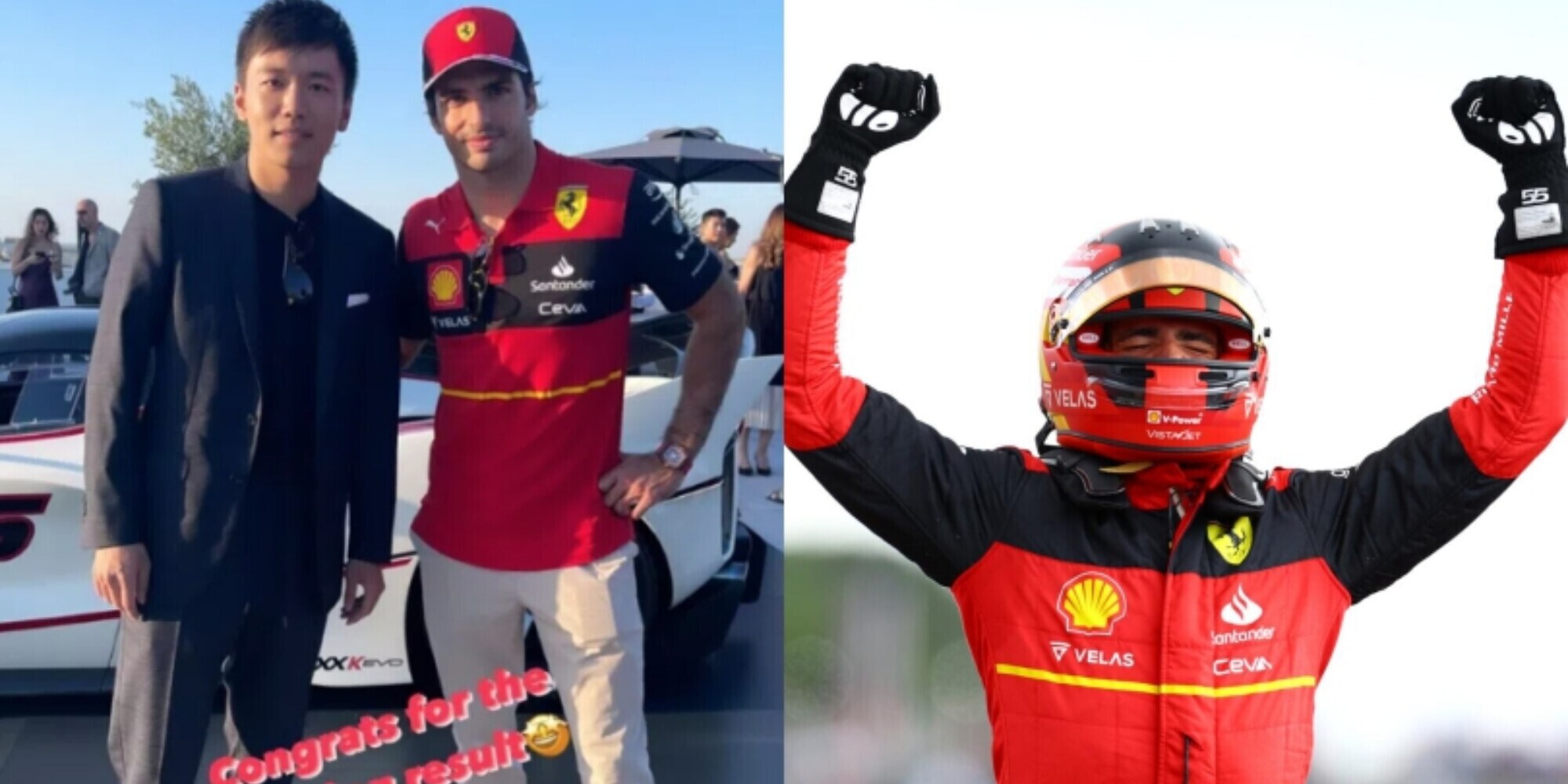 Sainz fa felice l'Inter e Steven Zhang: "Congratulazioni per Silverstone"