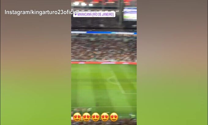 Flamengo, Vidal presente al "Maracana"