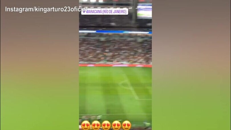 Flamengo, Vidal presente al "Maracana"