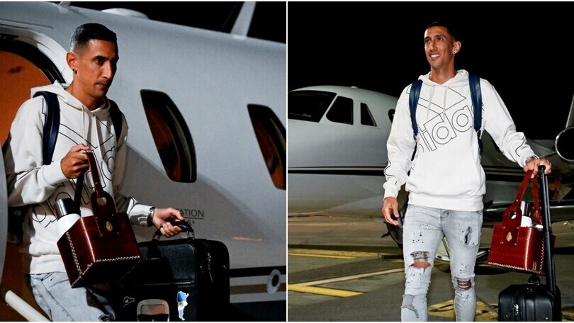 Di Maria è atterrato a Torino: inizia l'avventura alla Juve!