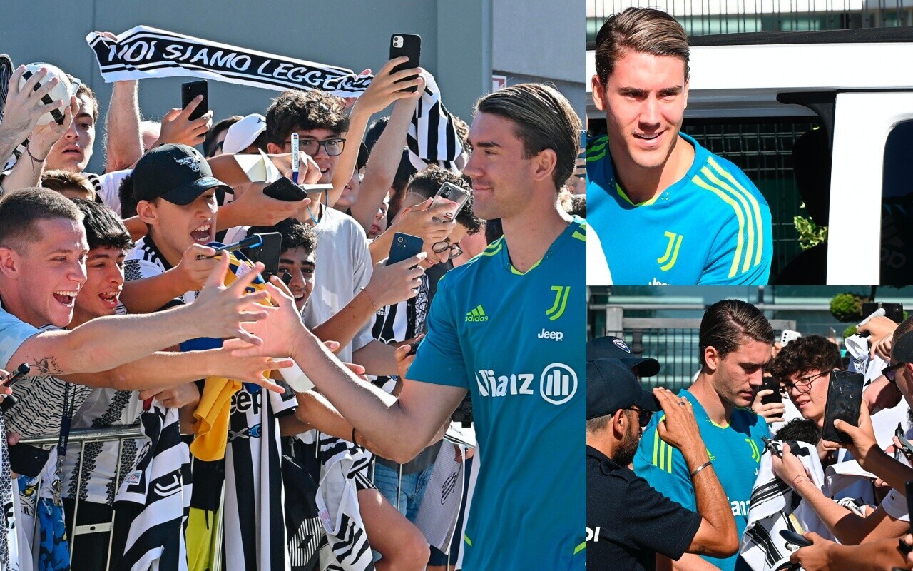 Juve, il ritorno di Vlahovic! Quanto affetto al J-Medical