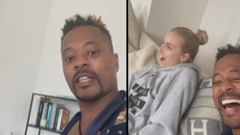 Il solito Evra, lo scherzo alla fidanzata che gioca a Fortnite