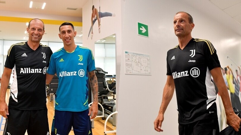 Juve, Allegri accoglie Di Maria al JMedical