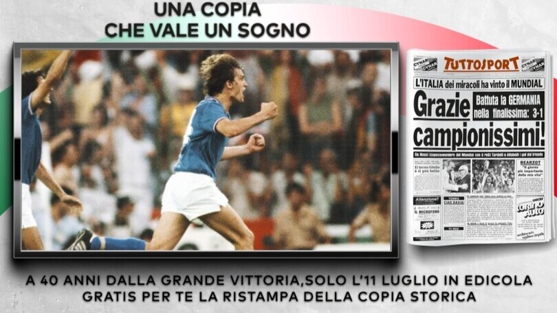 Una copia che vale un sogno: il ricordo di Marco Tardelli