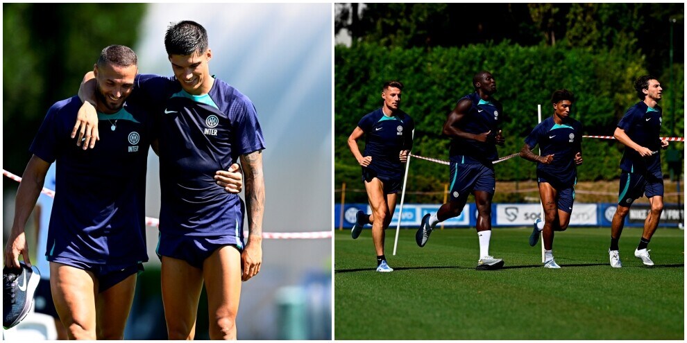Inter al lavoro: mattina di allenamento in vista della partitella con la Milanese