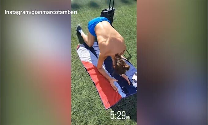 Tamberi, super allenamento verso i mondiali