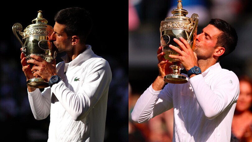 Wimbledon, Djokovic vince ancora: che baci alla coppa!