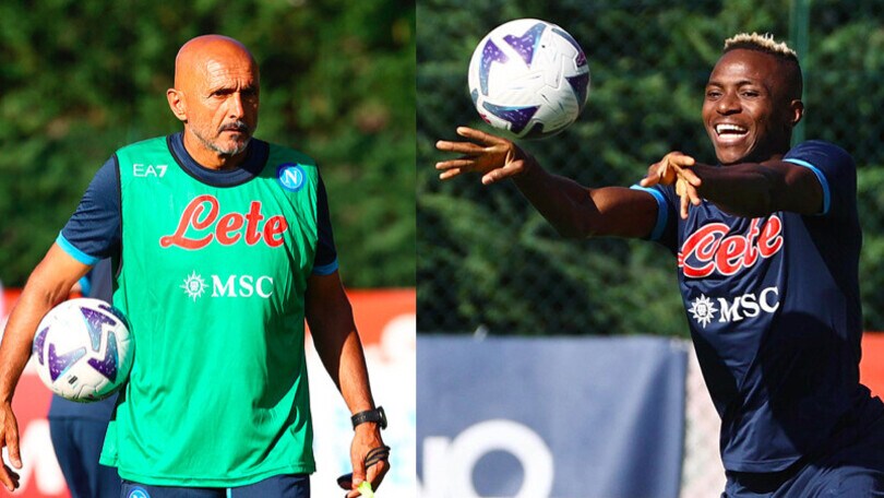 Il Napoli si allena a Dimaro: Spalletti ritrova Osimhen