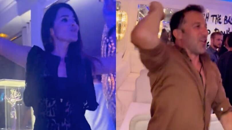 Del Piero e Sonia Amoruso scatenati a Saint-Tropez!