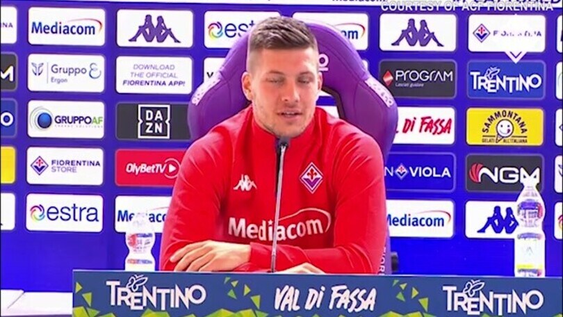 Fiorentina, senti Jovic: “A chi mi ispiro? A Cristiano Ronaldo”
