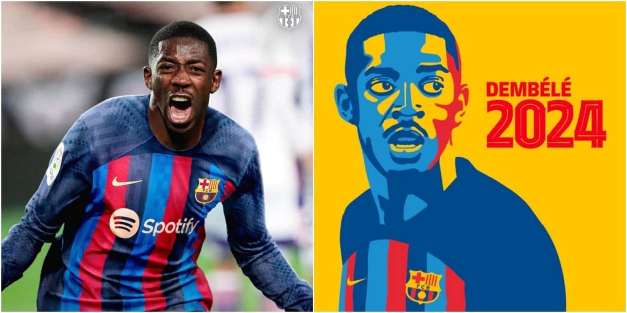 Barcellona, ufficiale il rinnovo di Dembélé fino al 2024
