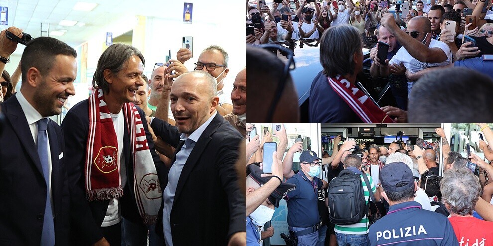Bagno di folla per Inzaghi: inizia l'avventura alla Reggina