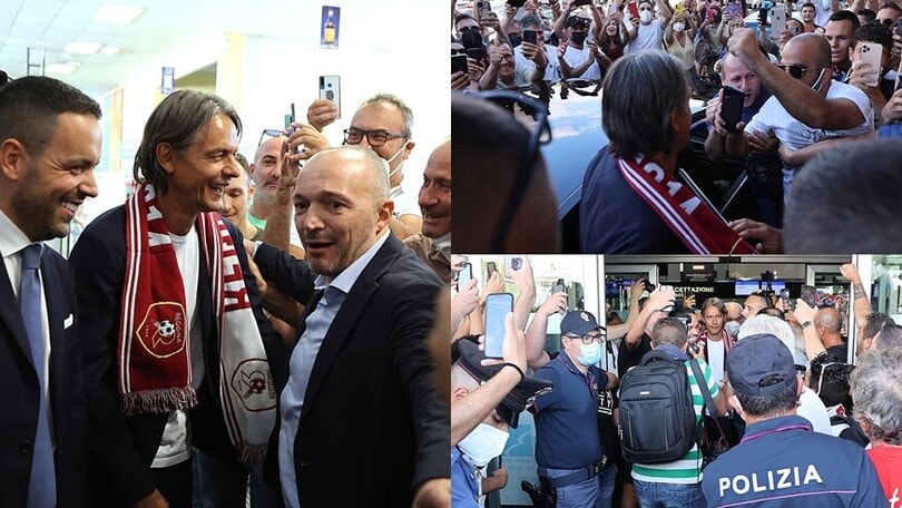 Bagno di folla per Inzaghi: inizia l'avventura alla Reggina