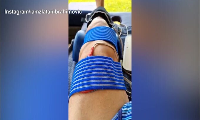 Milan, continua la riabilitazione di Ibrahimovic