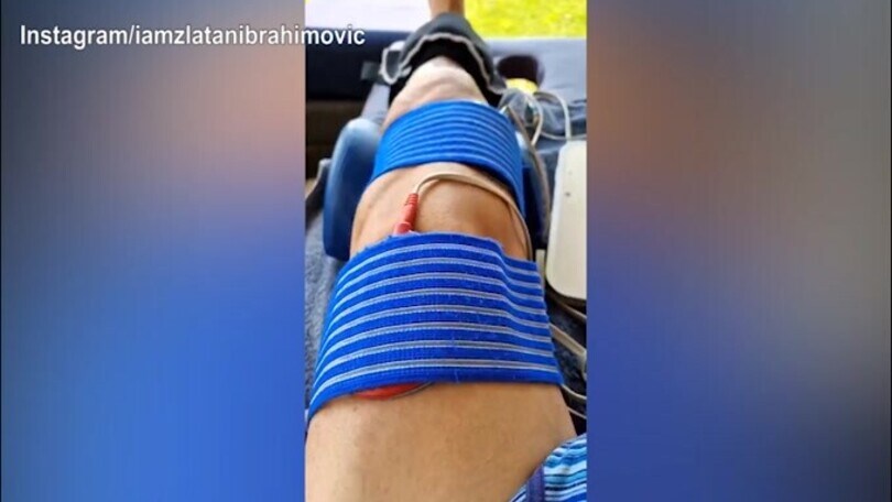 Milan, continua la riabilitazione di Ibrahimovic