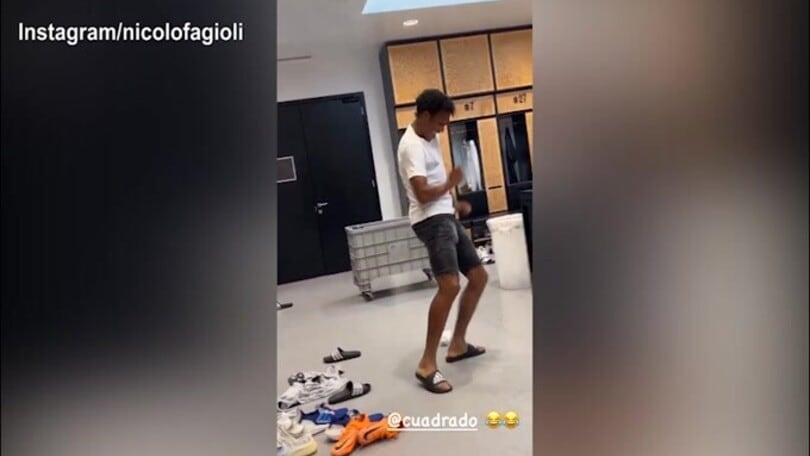 Cuadrado si scatena con il suo balletto