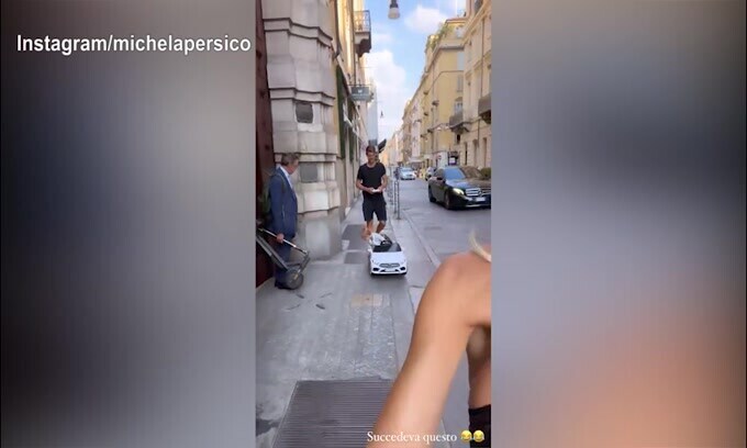 Rugani guida un'auto veramente speciale