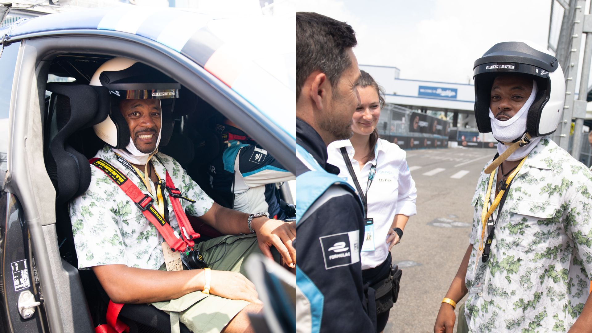 Evra, che paura: giro da brividi sulla safety car della Formula E