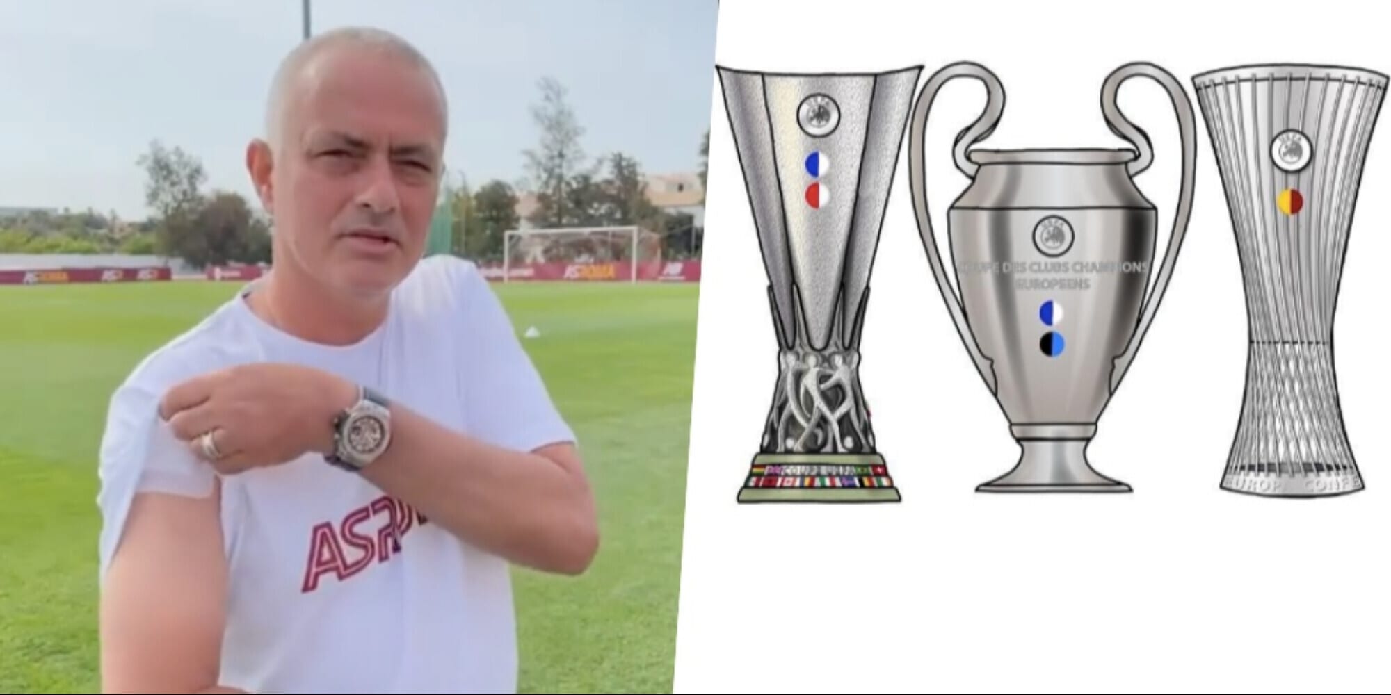 Roma, Mourinho: "Ecco il mio tatuaggio, posso averlo solo io"