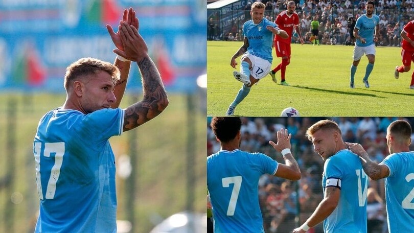 Immobile trascina la Lazio: tris per Sarri contro la Triestina
