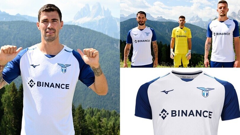 Romagnoli testimonial della terza maglia della Lazio: la presentazione