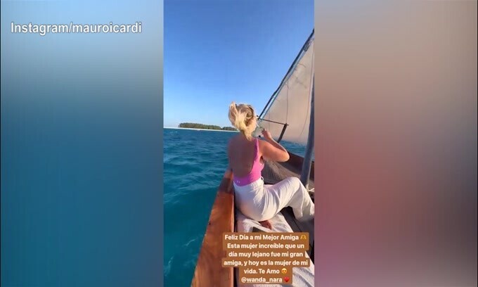 Il messaggio di Mauro Icardi: "Ti amo Wanda"
