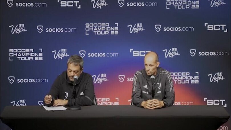 Allegri: "La Juventus parte per centrare tutti gli obiettivi"