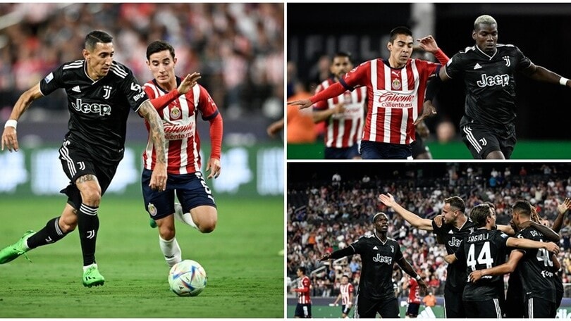 È già la Juve di Pogba e Di Maria: a Las Vegas 2-0 contro il Chivas