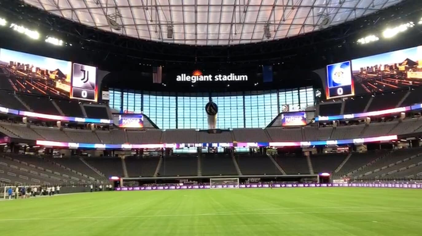 Juve, alla scoperta dell'Allegiant Stadium, gioiello con l'aria condizionata